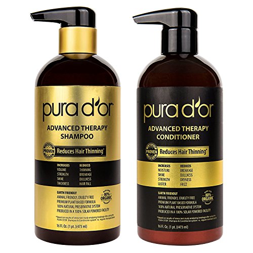 PURA D'OR Advanced Therapy System Shampoo & Conditioner ...